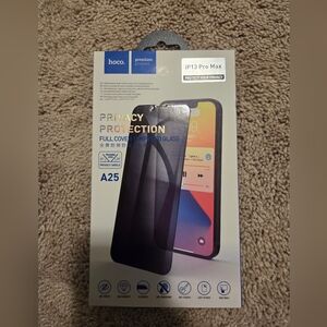 Hoco privacy screen protection for iphone 13 pro max